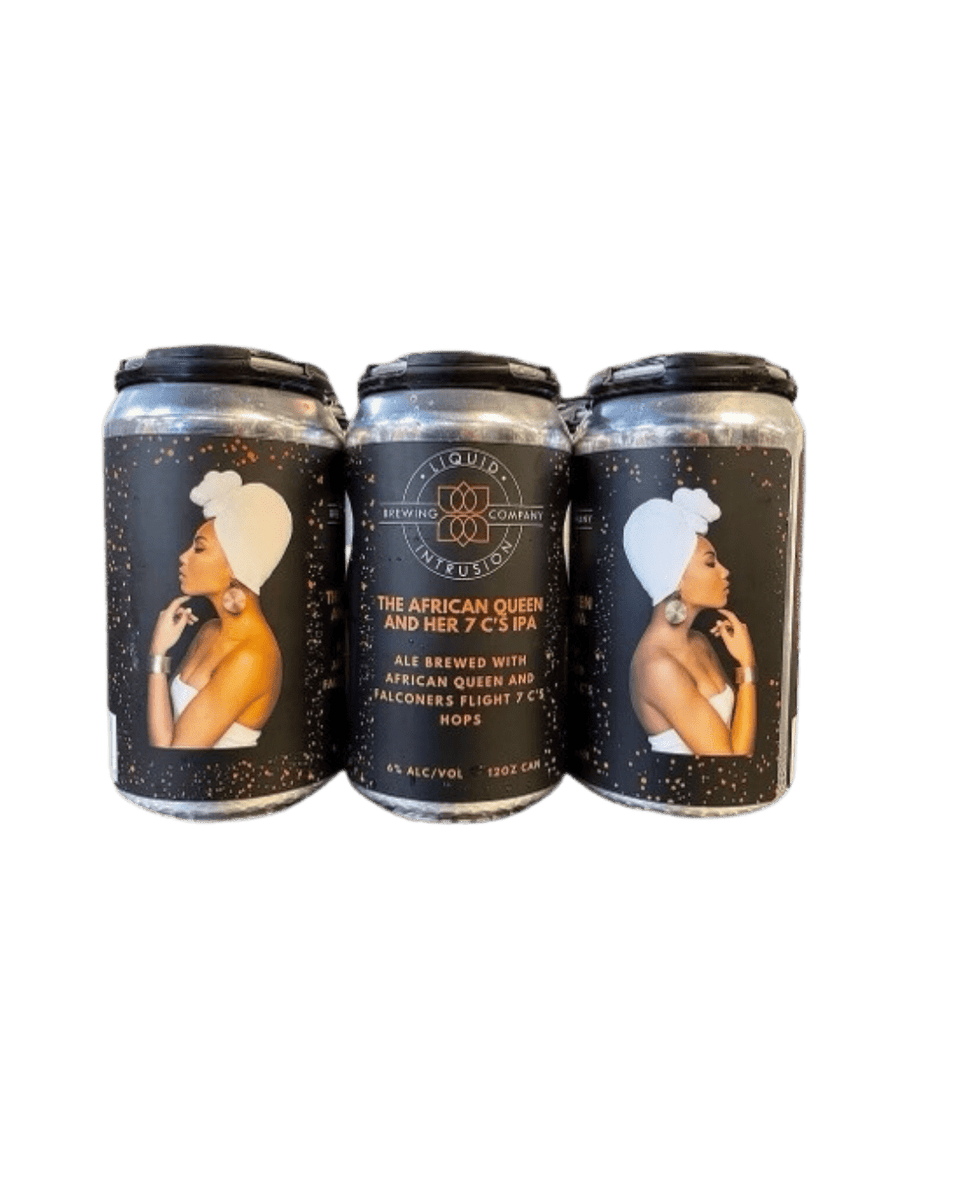 Liquid Intrusion, The African Queen and Her 7 C's IPA, 12 oz