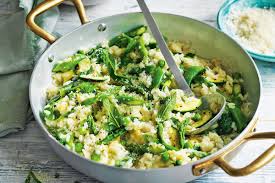 Spring Vegetables Risotto