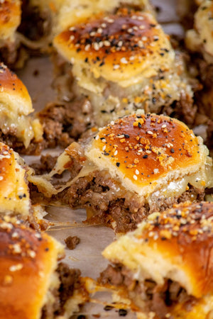 Easy Cheesy Baked Hamburger Sliders