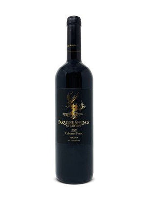 2019 Paradise Springs Cabernet Franc, Bull Run River, Clifton, VA - The Wine Concierge