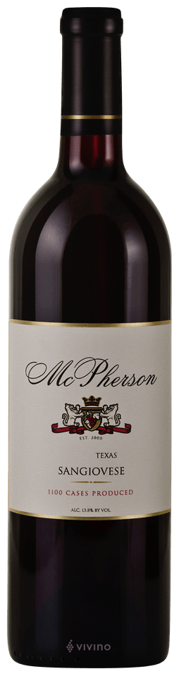 2022 McPherson High Plains Sangiovese, High Planes, TX - The Wine Concierge