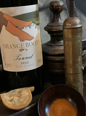 2022 Orange Boots Tannat, Collina de Bella Vineyards, Yolo County, California - The Wine Concierge