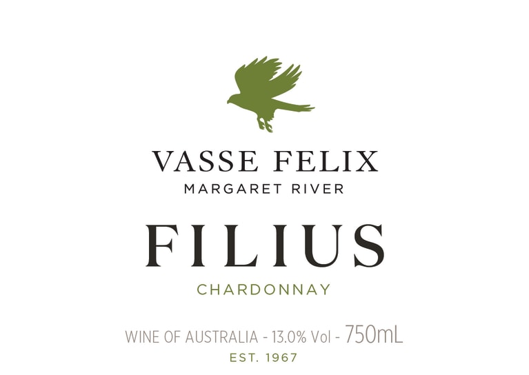2021 Vasse Felix Filius Chardonnay, Margaret River, Western Australia