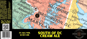 Liquid Intrusion South of DC Cream Ale, Prince George's County, MD - 12 oz - The Wine Concierge