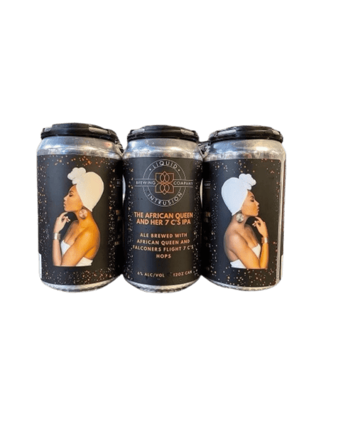 Liquid Intrusion, The African Queen and Her 7 C's IPA, 12 oz