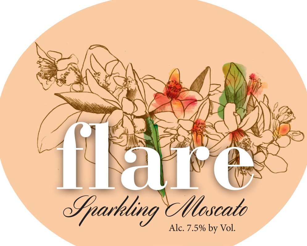 NV Flare Sparkling Moscato, Valencia D.O., Spain