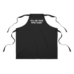 Tell Me Your Wine Story Apron