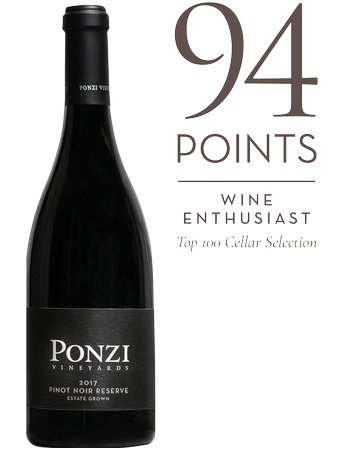 2017 Ponzi Pinot Noir Reserve Willamette Valley