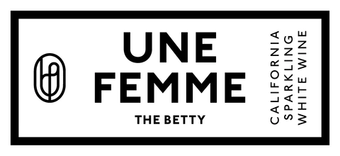 NV Une Femme "The Betty" Sparkling Brut, Central Valley, CA