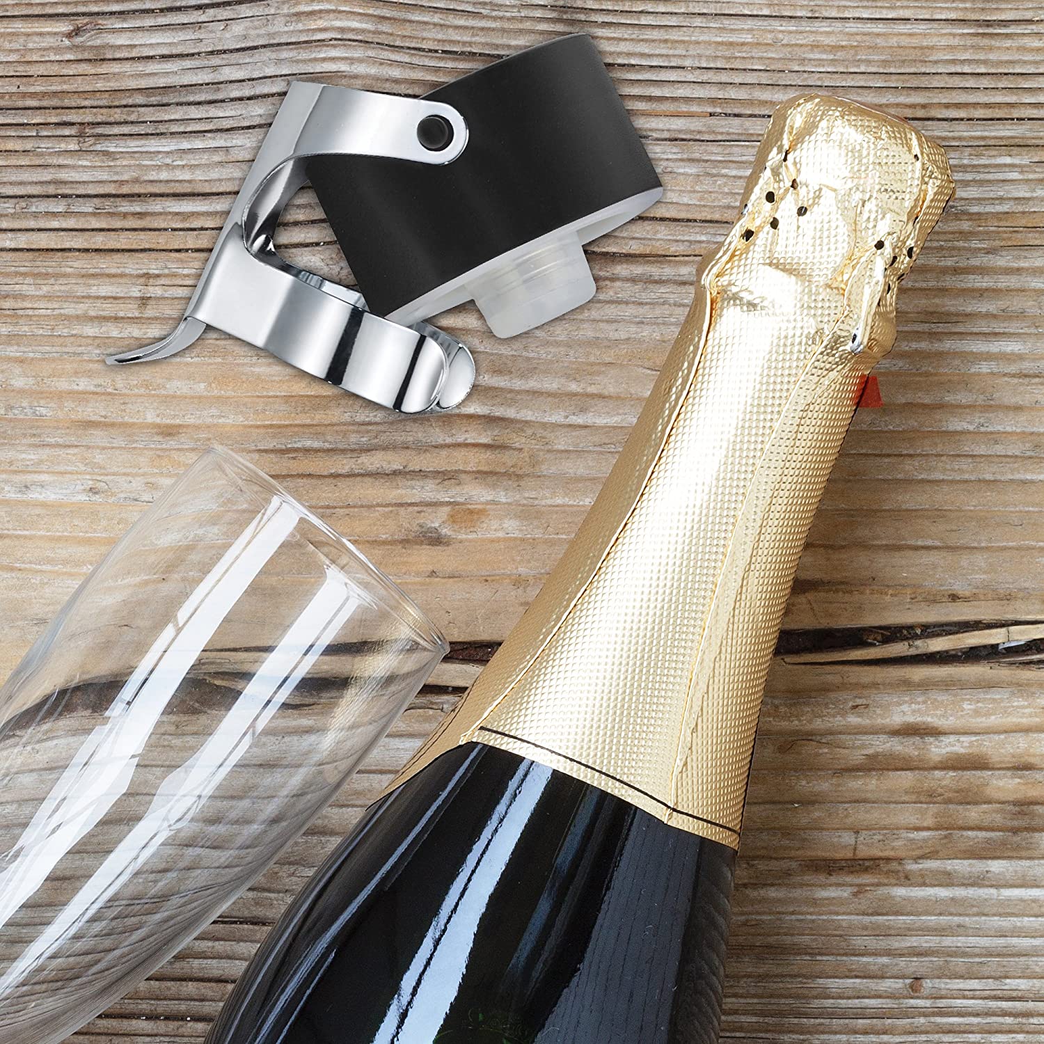 wine and champagne bottle stopper