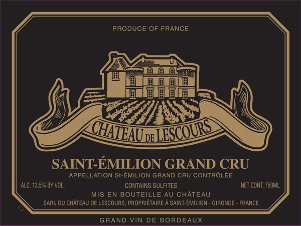 Vin rouge Saint-Emilion Grand Cru 2016 - Château Grand Pey Lescours