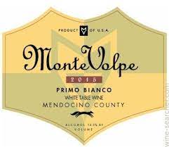 2017 Monte Volpe Primo Bianco Mendocino White