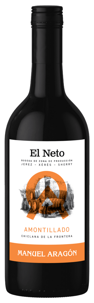 Manuel Aragón, Amontillado "El Neto", (17 year) Jerez - Xérès - Sherry, Cadiz, Spain - The Wine Concierge